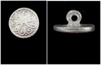 Small Viking Shield Button