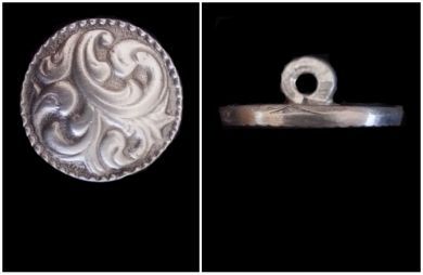 Large Paisley Button