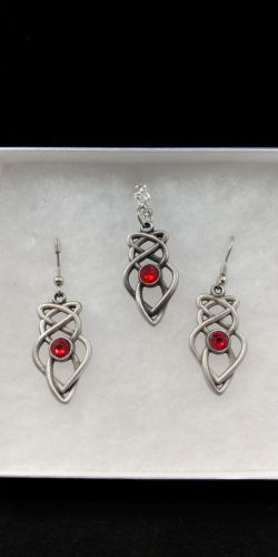 Celtic Owl Gift Set - Red