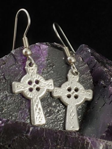 Celtic Cross Earrings