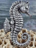 Seahorse - Pewter Collectible Pin