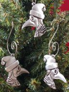 Plague Doctor Ornament SET OF 3