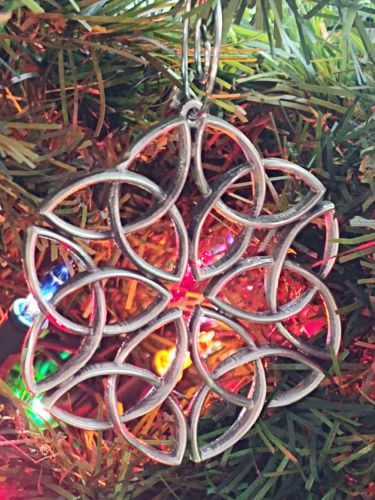 Celtic Trinity Knot Snowflake - Single