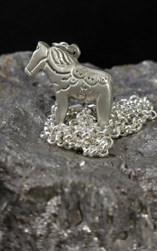 Dala Horse Necklace