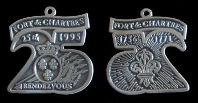 1995 Fort de Chartes Rendevous Medallions
